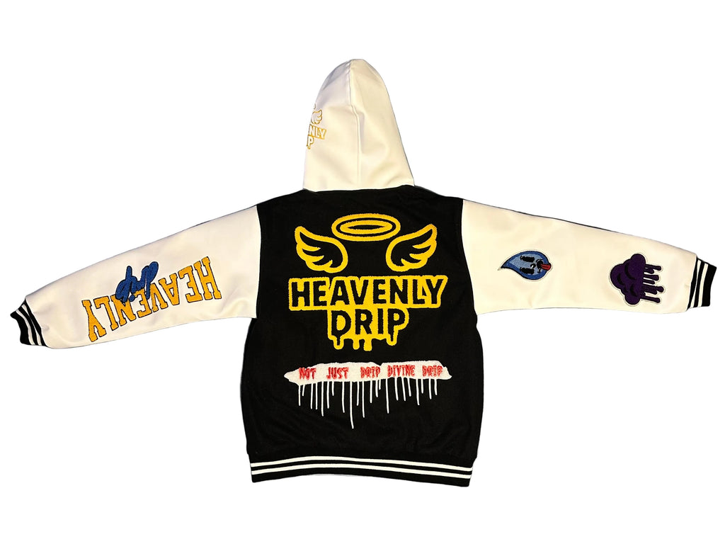 Heavenly Drip Letterman Jacket
