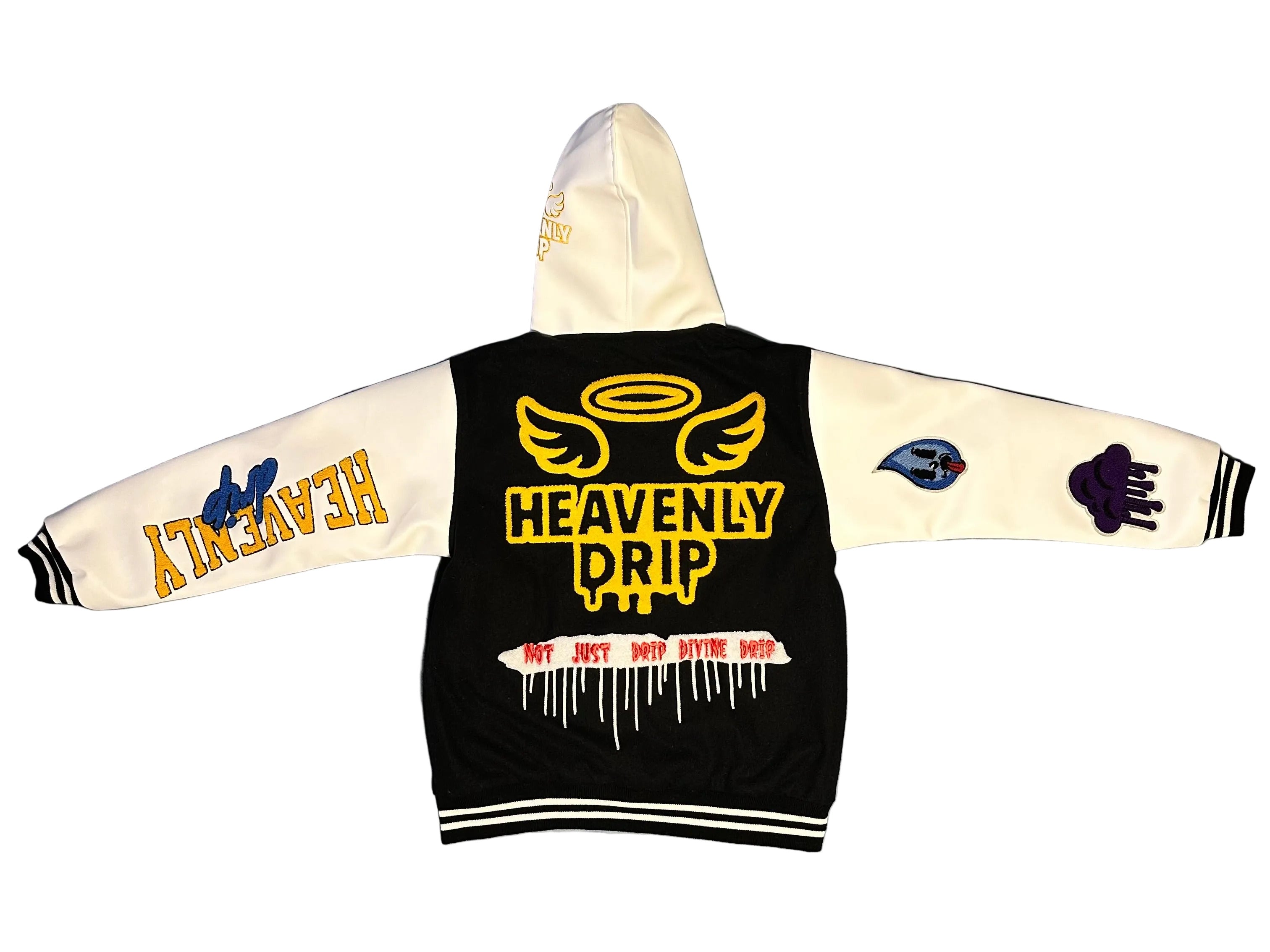 Heavenly Drip Letterman Jacket