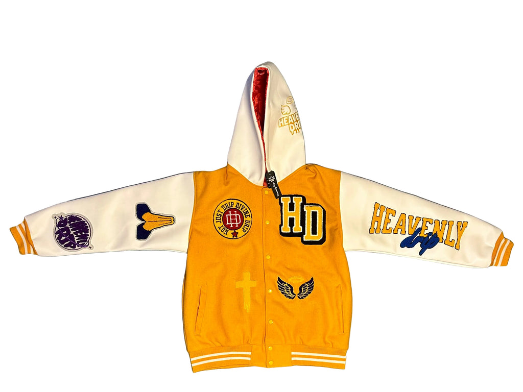 Heavenly Drip Letterman Jacket