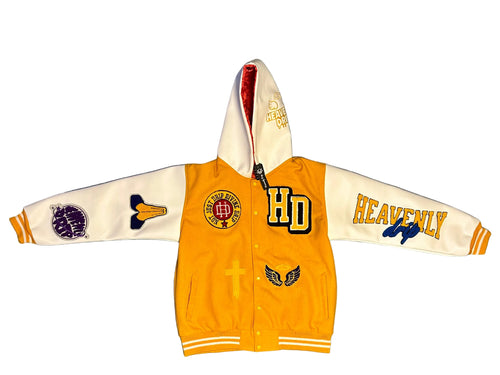 Heavenly Drip Letterman Jacket