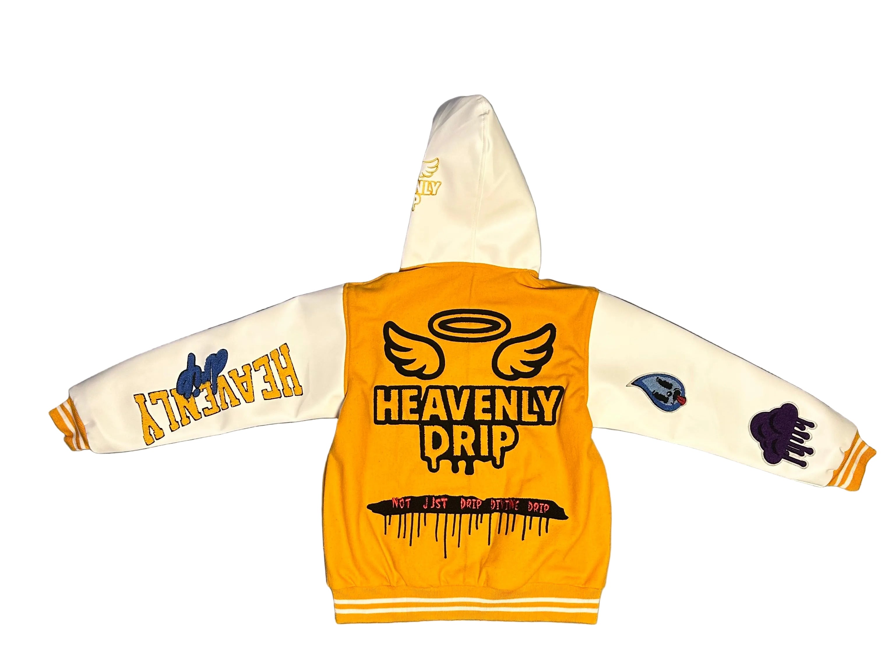 Heavenly Drip Letterman Jacket