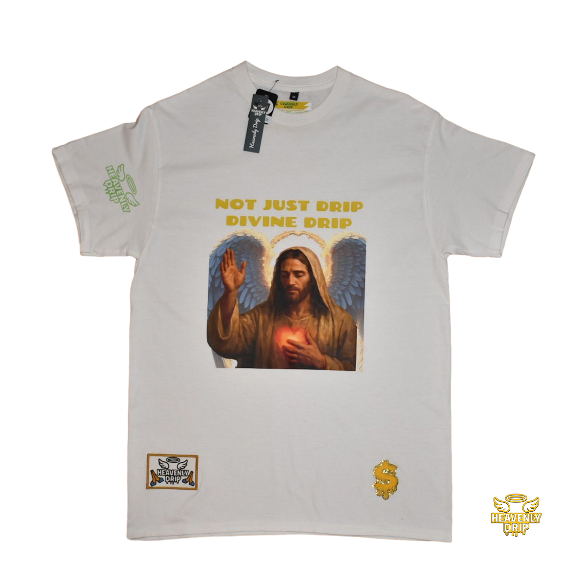 Not Just Drip — Divine Drip Tee  By Heavenly Drip x Elevate Chronicles