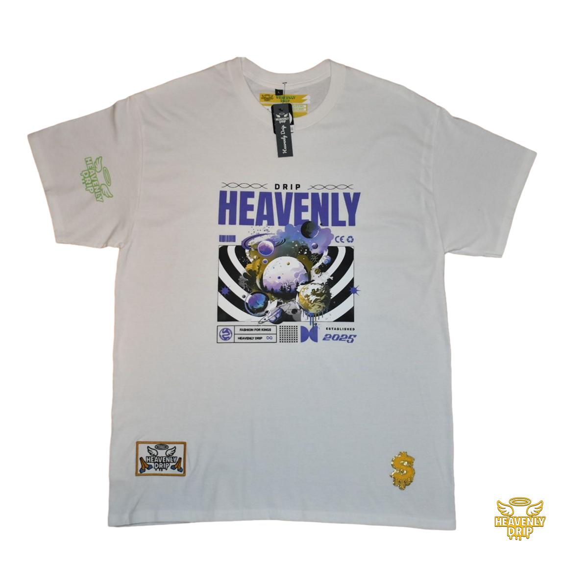 Heavenly Drip 2025 Tee  By Heavenly Drip x Elevate Chronicles