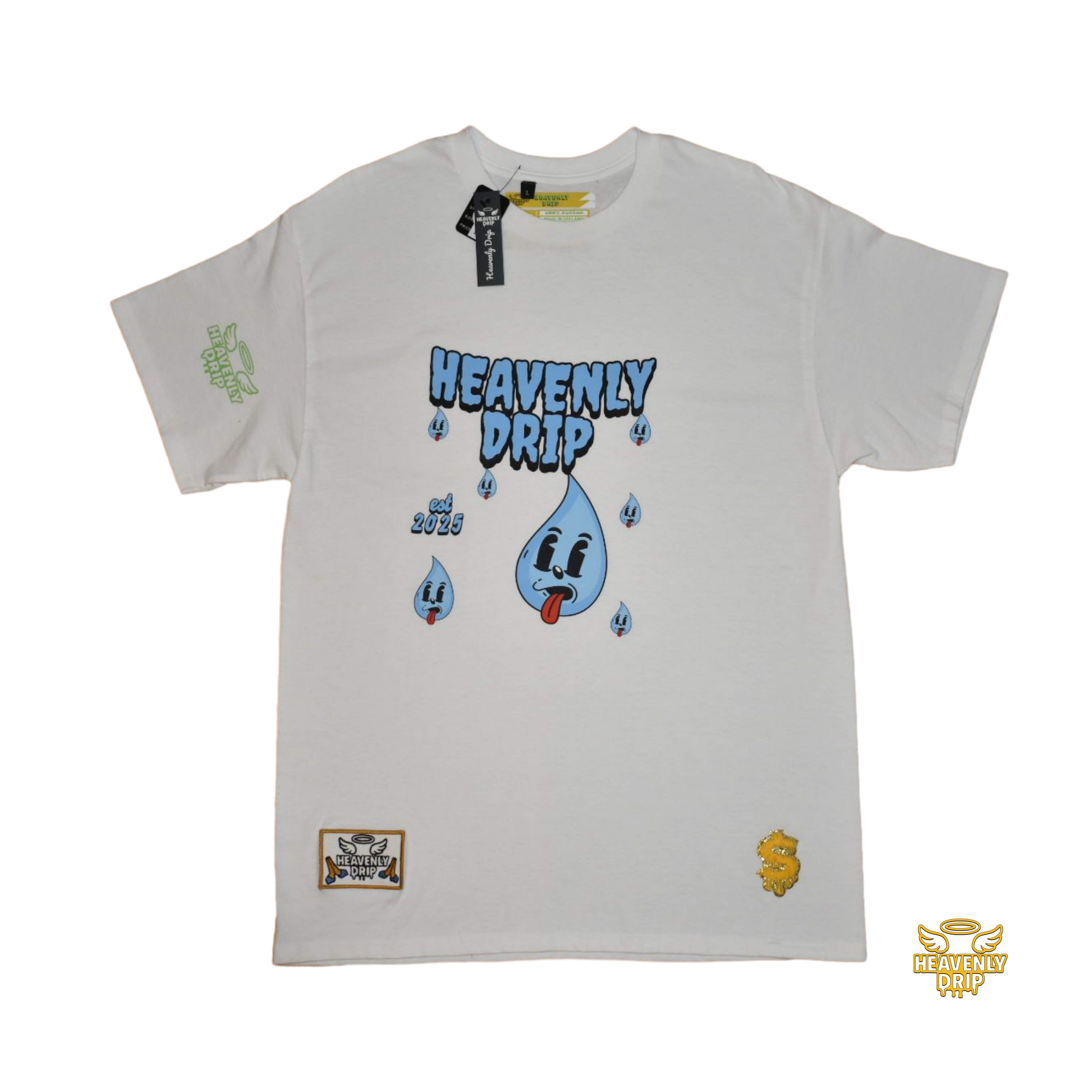 Heavenly Drip “Drippy Drop” Tee  By Heavenly Drip x Elevate Chronicles